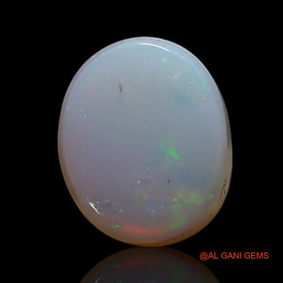 Natural Untreated Fire Opal Loose Gemstone Oval Cabochon From Australia 1.00 Cts 7x6x4 mm AG-283