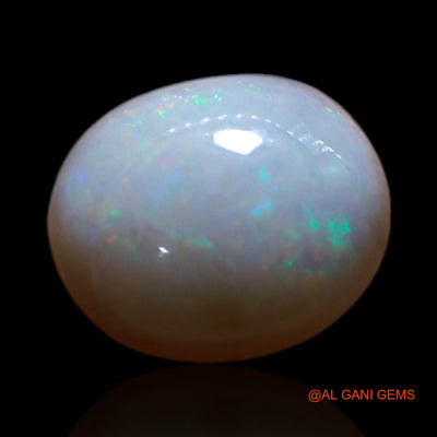Natural Fire Opal Gemstone 1.00 Cts Loose Oval Cabochon From Australia 7x6x3 mm AG-284