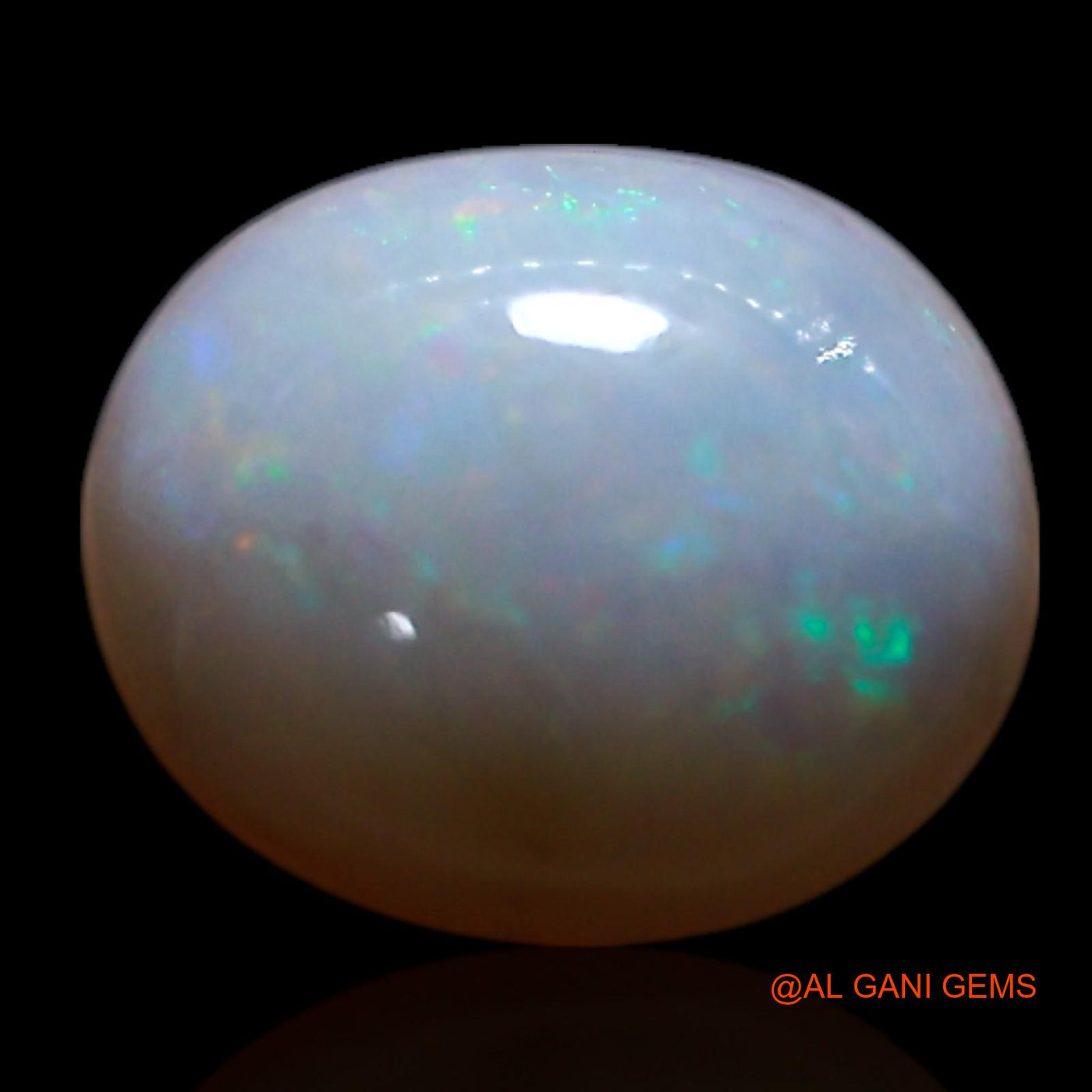 Natural Fire Opal Gemstone 1.00 Cts Loose Oval Cabochon From Australia 7x6x3 mm AG-284