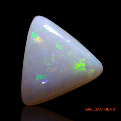 0.70 Cts Natural Australian Fire Opal Loose Gemstone Trillion Cabochon 7x7x2 mm AG-285