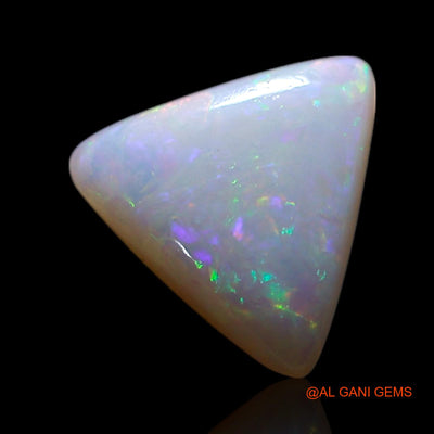 0.70 Cts Natural Australian Fire Opal Loose Gemstone Trillion Cabochon 7x7x2 mm AG-285