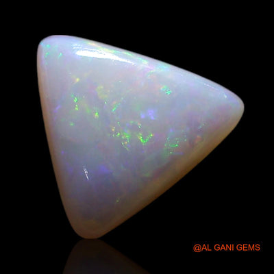 0.70 Cts Natural Australian Fire Opal Loose Gemstone Trillion Cabochon 7x7x2 mm AG-285
