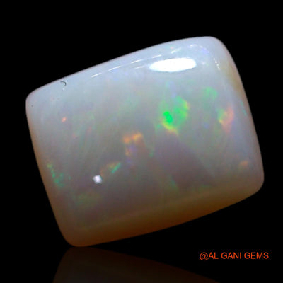 Natural Fire Opal Gemstone 1.00 Cts Loose Square Cabochon From Australia 7x6x3 mm AG-286