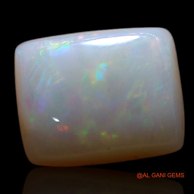 Natural Fire Opal Gemstone 1.00 Cts Loose Square Cabochon From Australia 7x6x3 mm AG-286