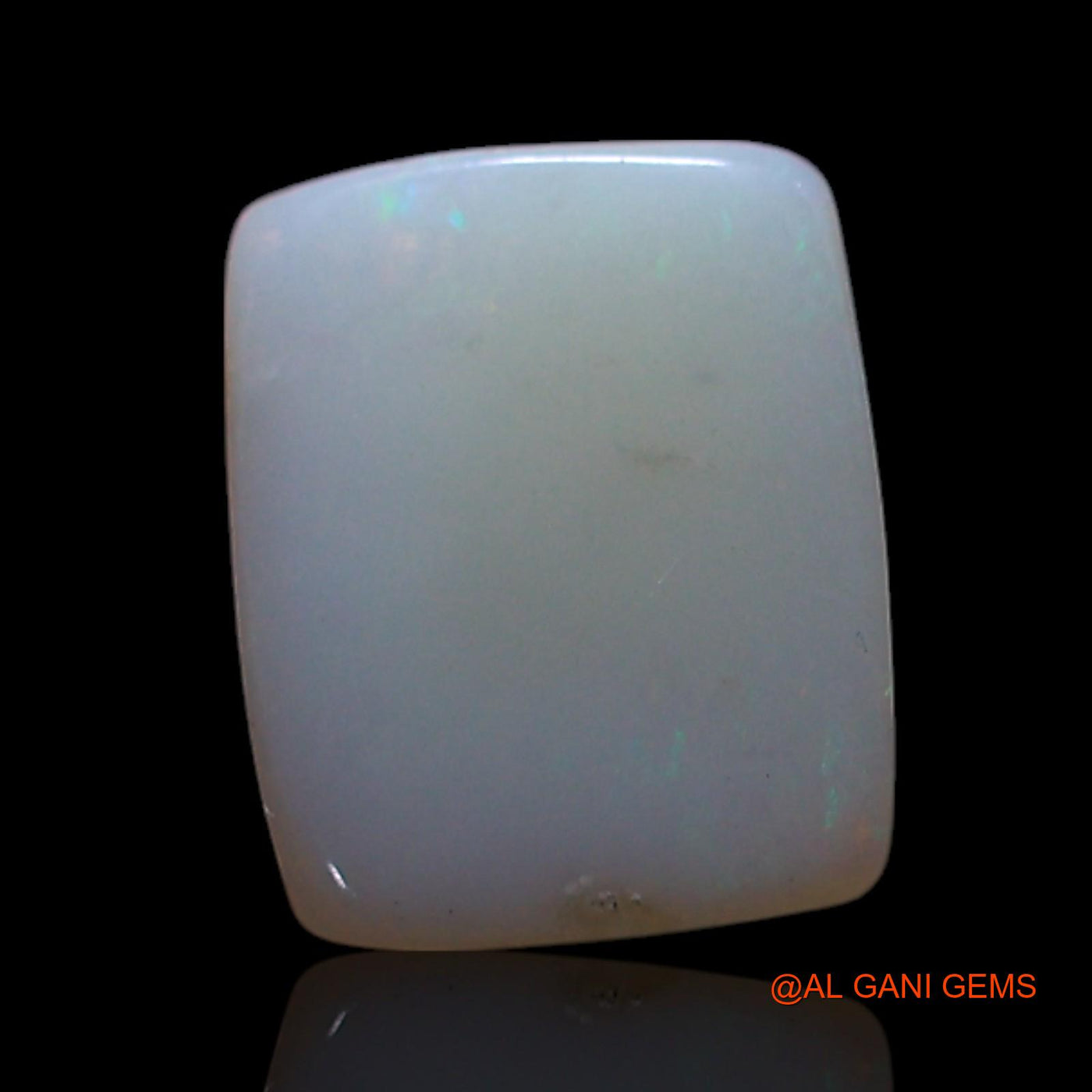 Natural Fire Opal Gemstone 1.00 Cts Loose Square Cabochon From Australia 7x6x3 mm AG-286