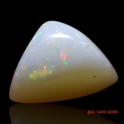 1.00 Cts Unheated Australian Fire Opal Loose Gemstone Trillion Cabochon Natural 8x6x4 mm AG-289