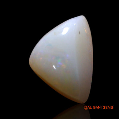 1.00 Cts Unheated Australian Fire Opal Loose Gemstone Trillion Cabochon Natural 8x6x4 mm AG-289