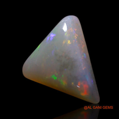 0.70 Cts Natural Australian Fire Opal Trillion Cabochon Loose Gemstone For Jewelry 7x6x2 mm AG-291