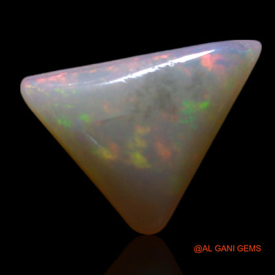 0.70 Cts Natural Australian Fire Opal Trillion Cabochon Loose Gemstone For Jewelry 7x6x2 mm AG-291