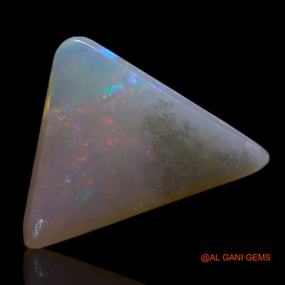 0.70 Cts Natural Australian Fire Opal Trillion Cabochon Loose Gemstone For Jewelry 7x6x2 mm AG-291