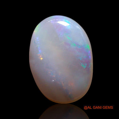 0.90 Cts Natural Australian Fire Opal Loose Gemstone Oval Cabochon 8x6x2 mm AG-292