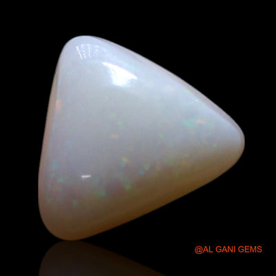 1.00 Cts Natural Australian Fire Opal Loose Gemstone Trillion Cabochon 7x7x3 mm AG-293