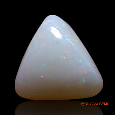 1.00 Cts Natural Australian Fire Opal Loose Gemstone Trillion Cabochon 7x7x3 mm AG-293
