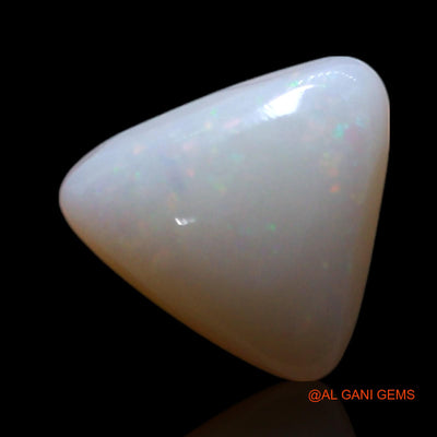 1.00 Cts Natural Australian Fire Opal Loose Gemstone Trillion Cabochon 7x7x3 mm AG-293