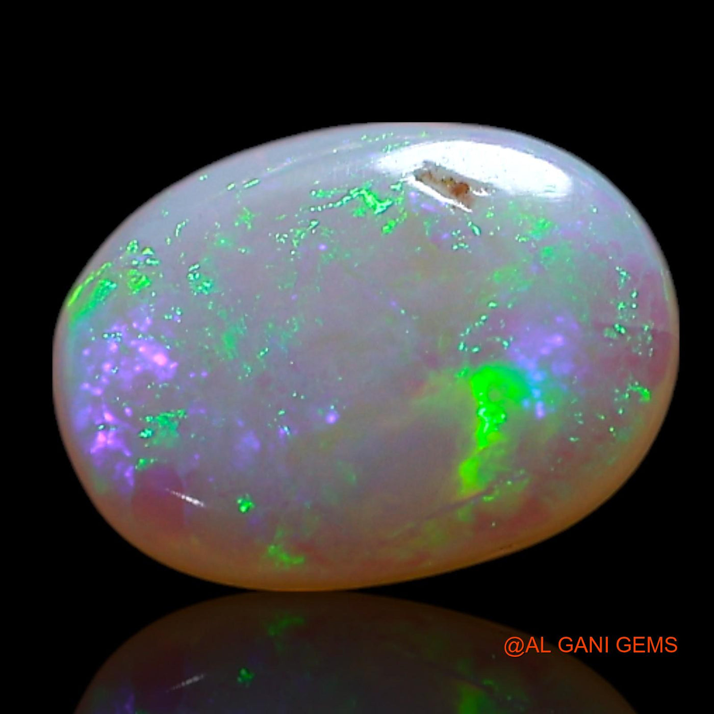 0.70 Cts Natural Australian Fire Opal Loose Gemstone Oval Cabochon 7x5x2 mm AG-294