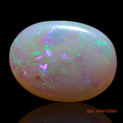 0.70 Cts Natural Australian Fire Opal Loose Gemstone Oval Cabochon 7x5x2 mm AG-294