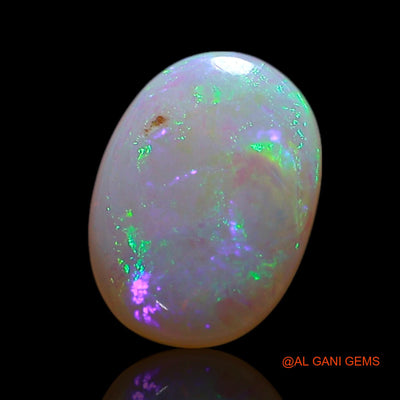 0.70 Cts Natural Australian Fire Opal Loose Gemstone Oval Cabochon 7x5x2 mm AG-294