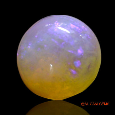 1.00 Cts Natural Australian Fire Opal Loose Gemstone Oval Cabochon 7x7x3 mm AG-295