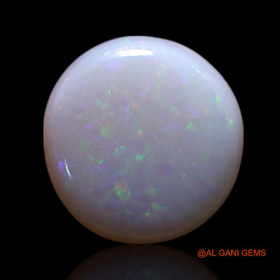 Natural Fire Opal Gemstone 0.80 Cts Loose Round Cabochon From Australia 8x8x1 mm AG-297