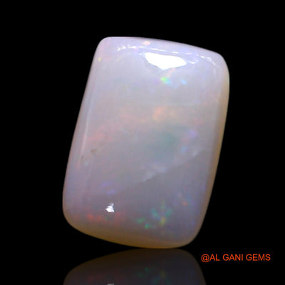 0.80 Cts Natural Australian Fire Opal Loose Gemstone Square Cabochon 8x6x2 mm AG-299