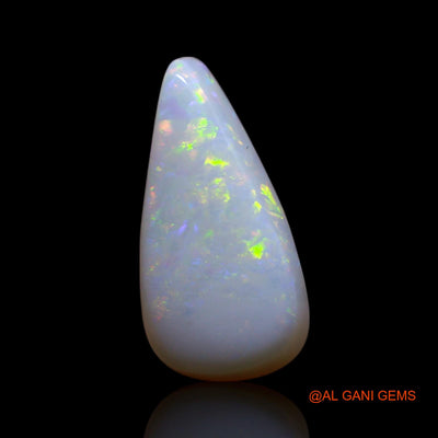 2.00 Cts Natural Australian Fire Opal Loose Gemstone Pear Cabochon 14x7x3 mm AG-2