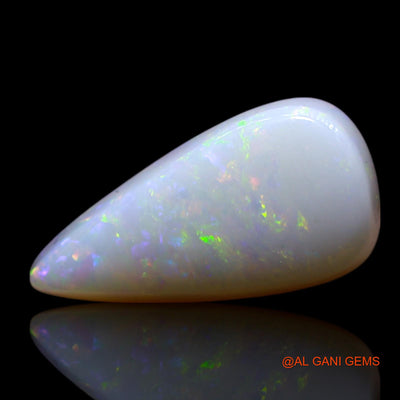 2.00 Cts Natural Australian Fire Opal Loose Gemstone Pear Cabochon 14x7x3 mm AG-2