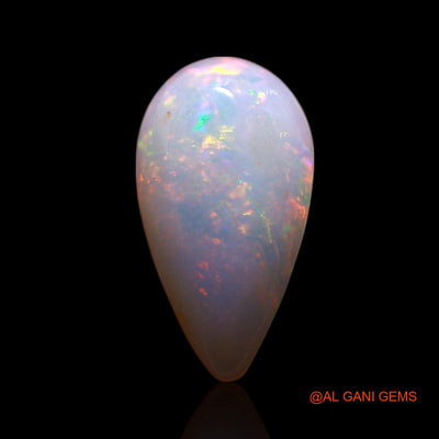 0.70 Cts Natural Australian Fire Opal Pear Cabochon Loose Gemstone For Jewelry 10x5x2 mm AG-301