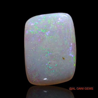 Natural Fire Opal Gemstone 0.60 Cts Loose Oval Cabochon From Australia 8x6x1 mm AG-302