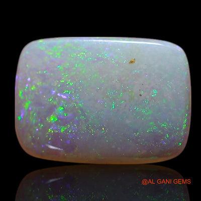 Natural Fire Opal Gemstone 0.60 Cts Loose Oval Cabochon From Australia 8x6x1 mm AG-302