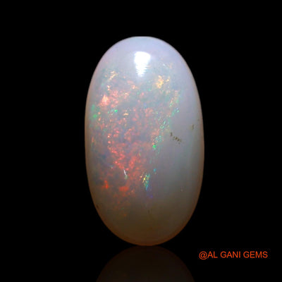 0.80 Cts Natural Australian Fire Opal Loose Gemstone Oval Cabochon 9x5x2 mm AG-304
