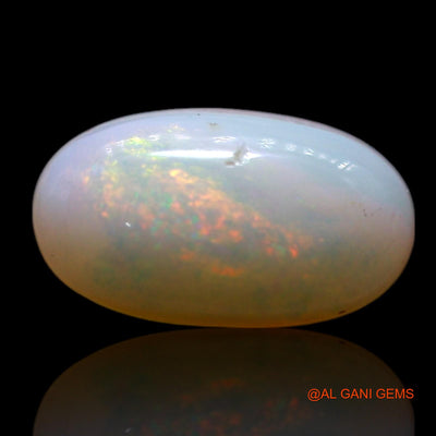 0.80 Cts Natural Australian Fire Opal Loose Gemstone Oval Cabochon 9x5x2 mm AG-304