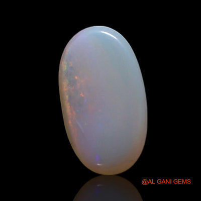 0.80 Cts Natural Australian Fire Opal Loose Gemstone Oval Cabochon 9x5x2 mm AG-304