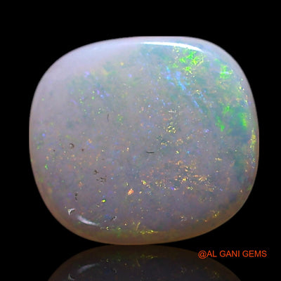 Natural Untreated Fire Opal Loose Gemstone Oval Cabochon From Australia 0.50 Cts 7x7x1 mm AG-305