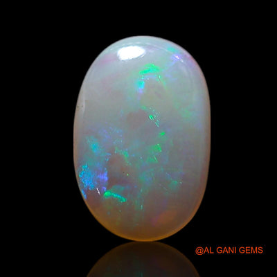 Natural Fire Opal Gemstone 1.00 Cts Loose Oval Cabochon From Australia 9x6x2 mm AG-307