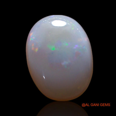 0.90 Cts Unheated Australian Fire Opal Loose Gemstone Oval Cabochon Natural 8x6x2 mm AG-308