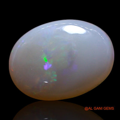 0.90 Cts Unheated Australian Fire Opal Loose Gemstone Oval Cabochon Natural 8x6x2 mm AG-308