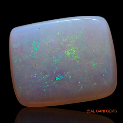 0.90 Cts Natural Australian Fire Opal Square Cabochon Loose Gemstone For Jewelry 8x6x1 mm AG-311