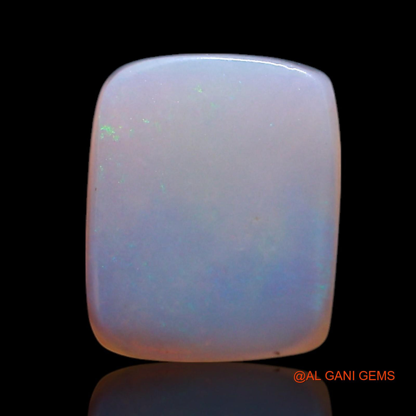 0.90 Cts Natural Australian Fire Opal Square Cabochon Loose Gemstone For Jewelry 8x6x1 mm AG-311