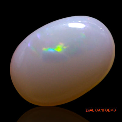 1.00 Cts Unheated Australian Fire Opal Loose Gemstone Oval Cabochon Natural 8x6x2 mm AG-312