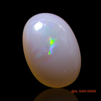 1.00 Cts Unheated Australian Fire Opal Loose Gemstone Oval Cabochon Natural 8x6x2 mm AG-312