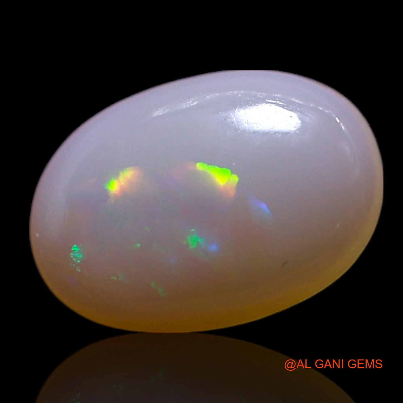 1.00 Cts Unheated Australian Fire Opal Loose Gemstone Oval Cabochon Natural 8x6x2 mm AG-312