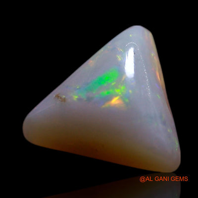 Natural Fire Opal Gemstone 1.00 Cts Loose Trillion Cabochon From Australia 7x7x3 mm AG-315