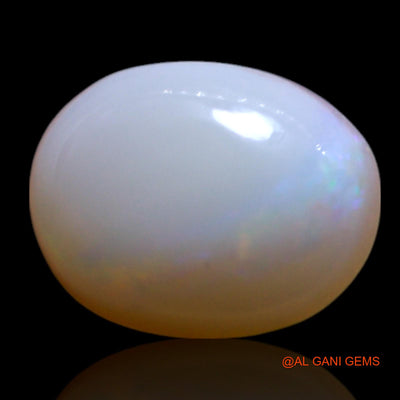 1.00 Cts Unheated Australian Fire Opal Loose Gemstone Oval Cabochon Natural 8x6x3 mm AG-316