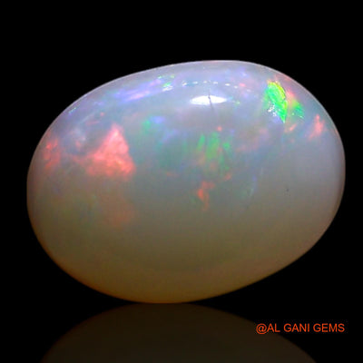 Natural Fire Opal Gemstone 1.00 Cts Loose Oval Cabochon From Australia 8x6x3 mm AG-317