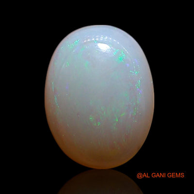 Natural Untreated Fire Opal Loose Gemstone Oval Cabochon From Australia 0.85 Cts 8x6x2 mm AG-319