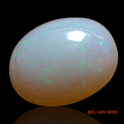 Natural Untreated Fire Opal Loose Gemstone Oval Cabochon From Australia 0.85 Cts 8x6x2 mm AG-319