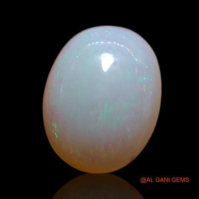 Natural Untreated Fire Opal Loose Gemstone Oval Cabochon From Australia 0.85 Cts 8x6x2 mm AG-319