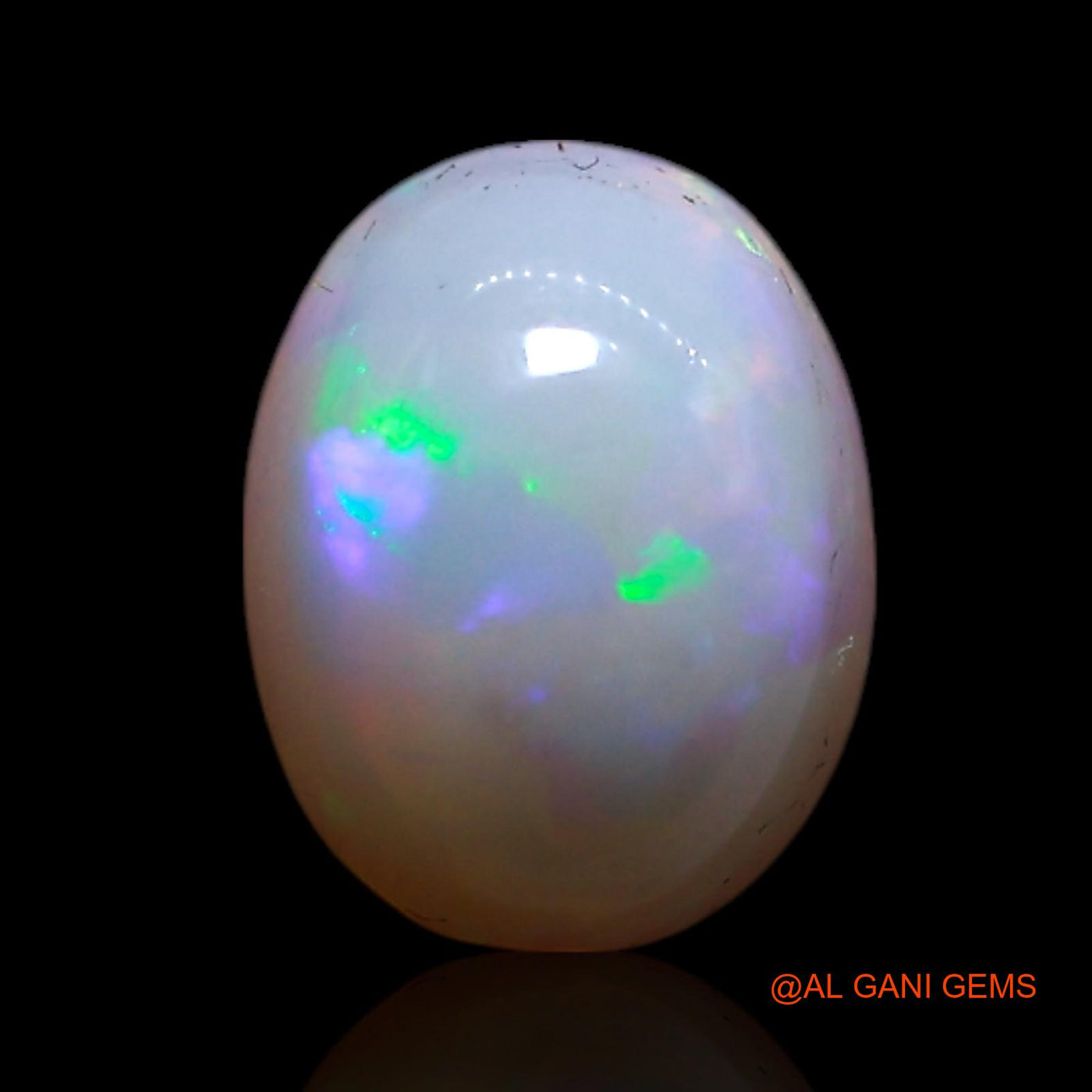 0.90 Cts Natural Australian Fire Opal Oval Cabochon Loose Gemstone For Jewelry 7x5x3 mm AG-320