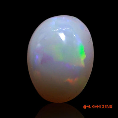 0.90 Cts Natural Australian Fire Opal Oval Cabochon Loose Gemstone For Jewelry 7x5x3 mm AG-320
