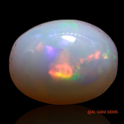 0.90 Cts Natural Australian Fire Opal Oval Cabochon Loose Gemstone For Jewelry 7x5x3 mm AG-320
